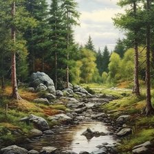 Схема вышивки «По камешкам»