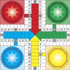 Схема вышивки «Parchis»