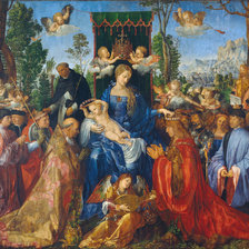 Схема вышивки «Праздник венков из роз»