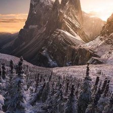 Схема вышивки «Скала»