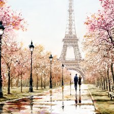 Схема вышивки «Париж»