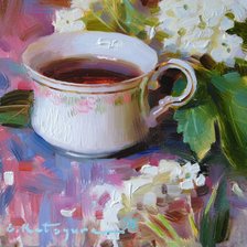 Натюрморт с кофе. Елена Кацюра