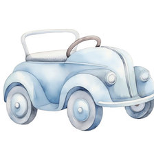 Схема вышивки «Ретро авто»