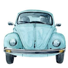 Схема вышивки «Ретро авто»