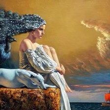 Схема вышивки «майкл шеваль»