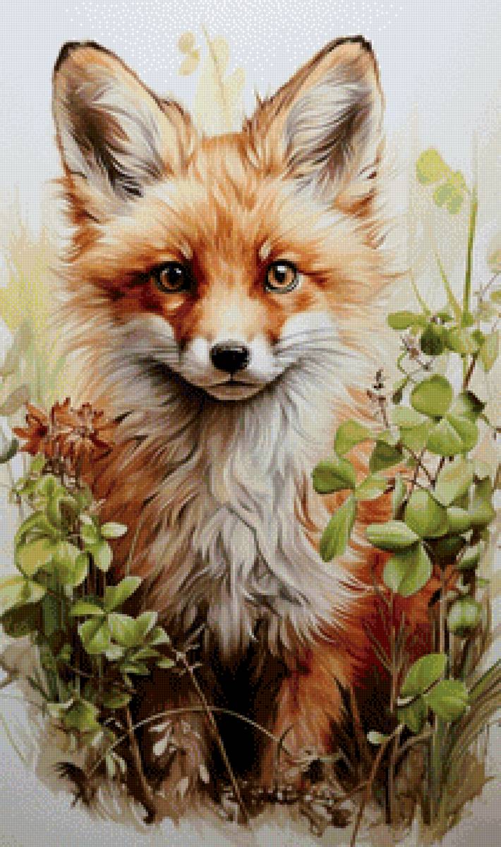 лисенок - природа, лиса - предпросмотр