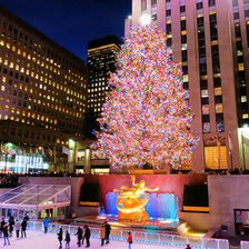 Схема вышивки «Елка Рокфеллер»