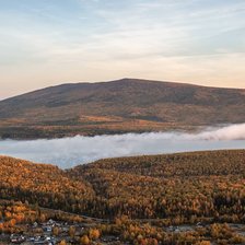 Схема вышивки «Гора Качканар»