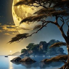 Схема вышивки «Вечер»