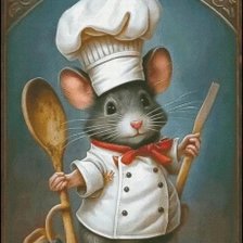 Схема вышивки «Мышка»