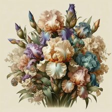 Схема вышивки «Irisi»