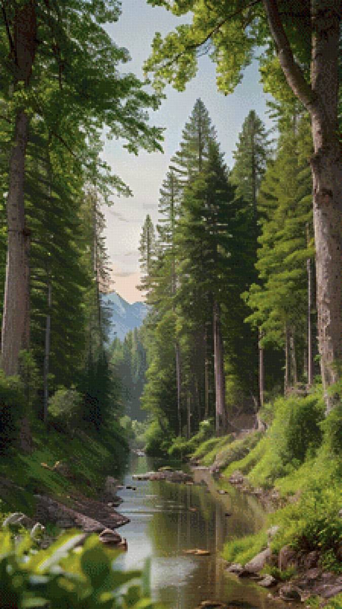 Лесной пейзаж - фотографии - предпросмотр