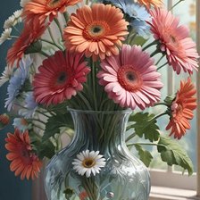 Ваза с цветами