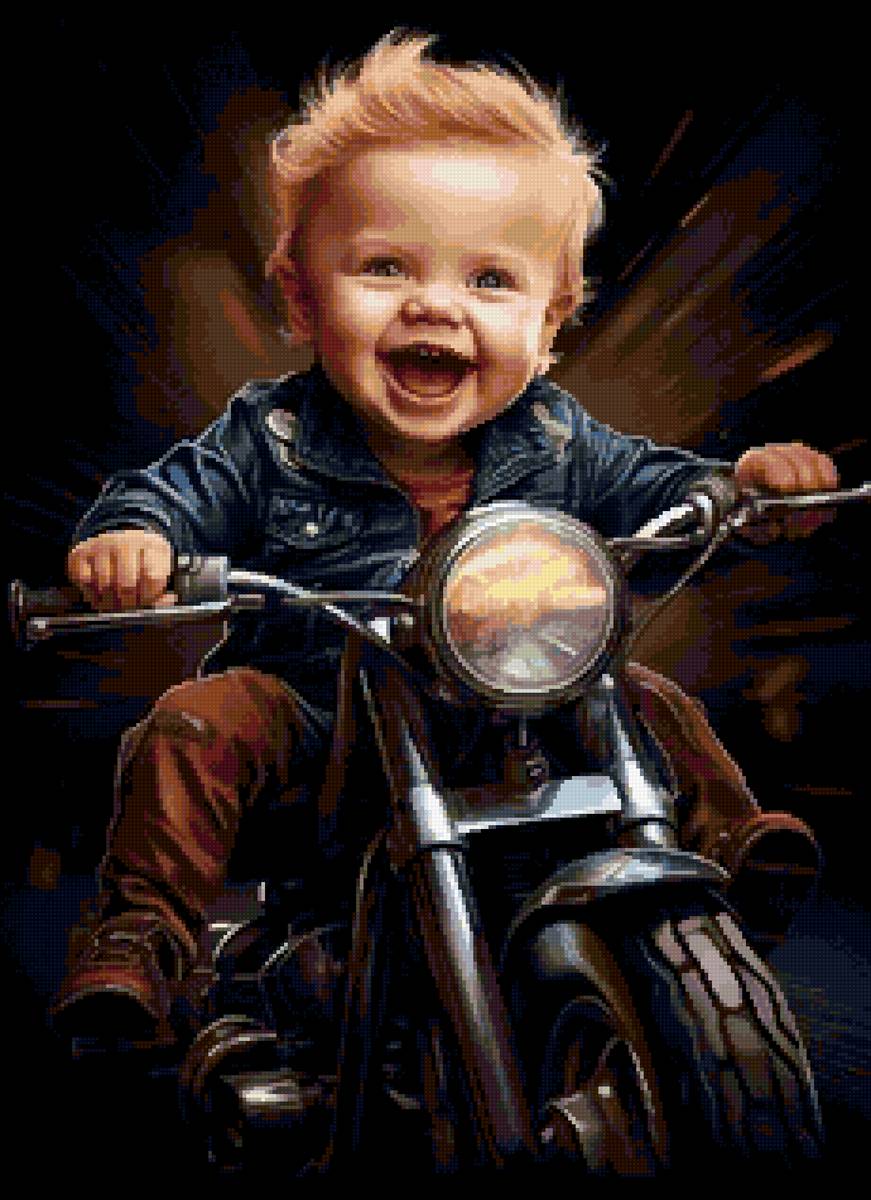 Юный мотоциклист - предпросмотр