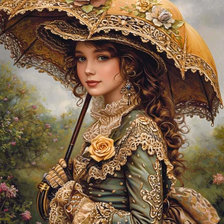 Схема вышивки «Зонтик»