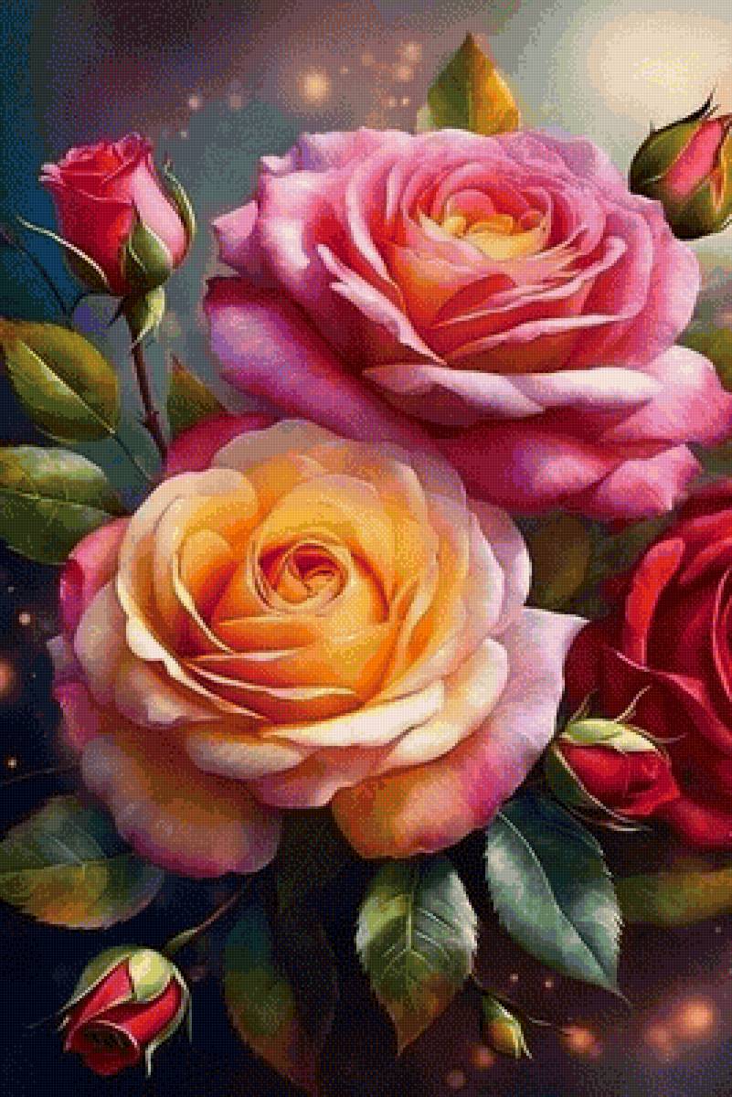 Розы - цветы - предпросмотр