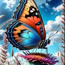 Схема вышивки «Бабочка»