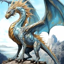 Схема вышивки «Дракон»