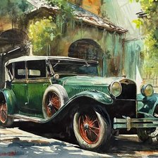 Схема вышивки «Ретро»