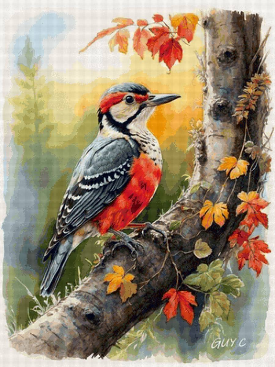 Дятел - художники - предпросмотр