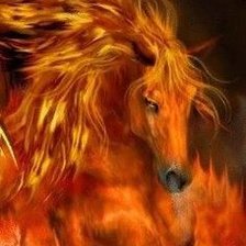 Схема вышивки «лошадь»