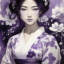 Схема вышивки «Аметистовая принцесса»