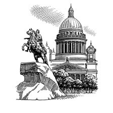 Схема вышивки «питер»