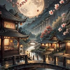 Схема вышивки «Сон в летнюю ночь»