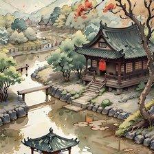 Схема вышивки «Моя Япония»