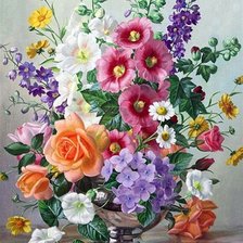 Схема вышивки «Картина Альберта Вильямса»