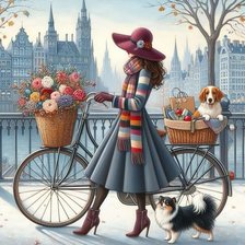 Схема вышивки «Прогулка»