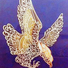 Схема вышивки «орёл»