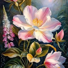 Схема вышивки «Утро в саду»