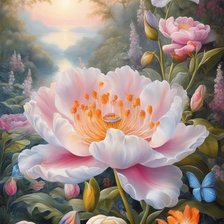 Схема вышивки «Восход»