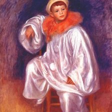 Схема вышивки «Пьер Огюст Ренуар "Пьерро"»