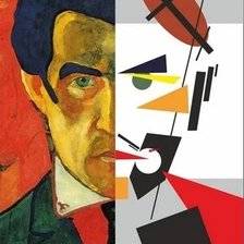 Схема вышивки «Казимир Малевич Автопортрет»