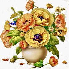 Схема вышивки «amapolas»