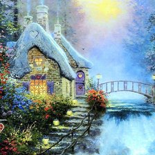 Схема вышивки «милый дом1»