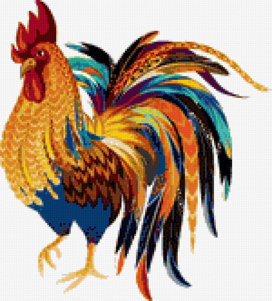 петух - птицы - предпросмотр