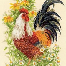 Схема вышивки «петух1»