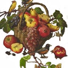 Схема вышивки «manzanas»