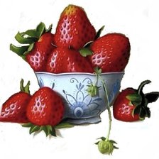 Схема вышивки «fresas»