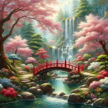 Схема вышивки «Gradina japoneza»