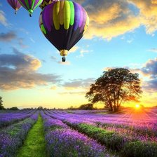 Схема вышивки «Воздушные шары»