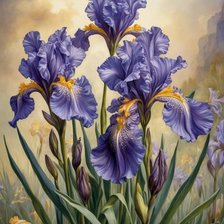 Схема вышивки «Irisi»