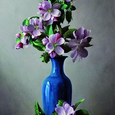 Схема вышивки «фиолетка»