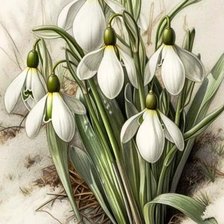 подснежники