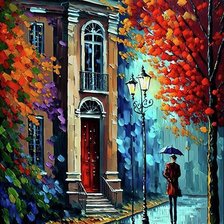 Схема вышивки «Pioggia»