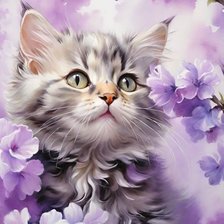 Схема вышивки «Сиреневое  чудо»