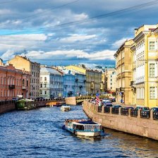 Схема вышивки «Санкт-Петербург. наб. р. Фонтанки»